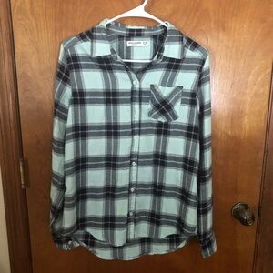 Abercrombie Kids Plaid Button Down Shirt 15/16